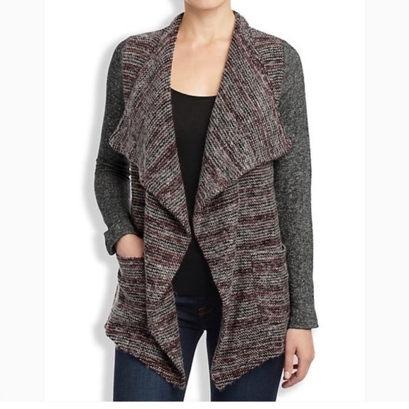 Lucky Brand Lotus Wrap Sweater - Picture 1 of 6